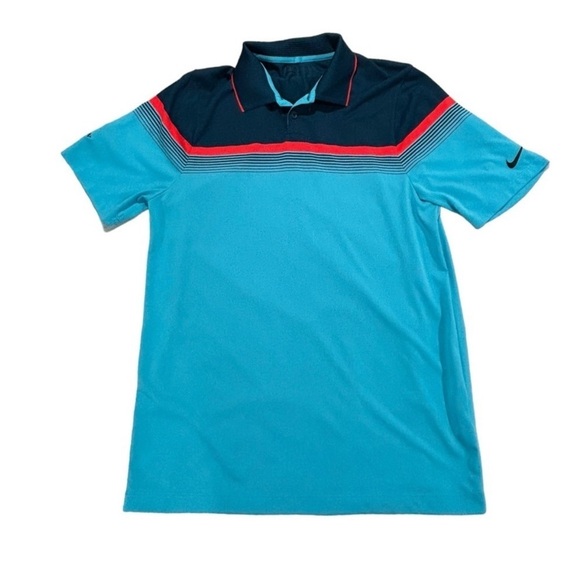 Nike Golf Dri-Fit Tour Performance Polo Shirt Blue size small - Picture 1 of 8